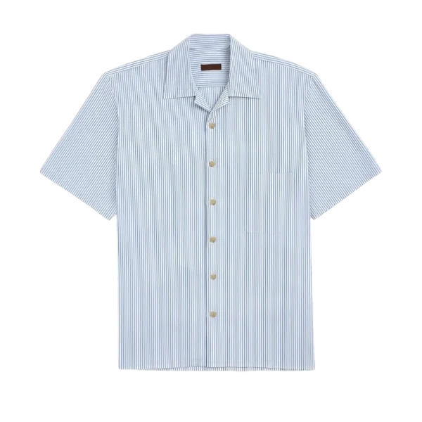 SeerSucker Camp Collar Shirt